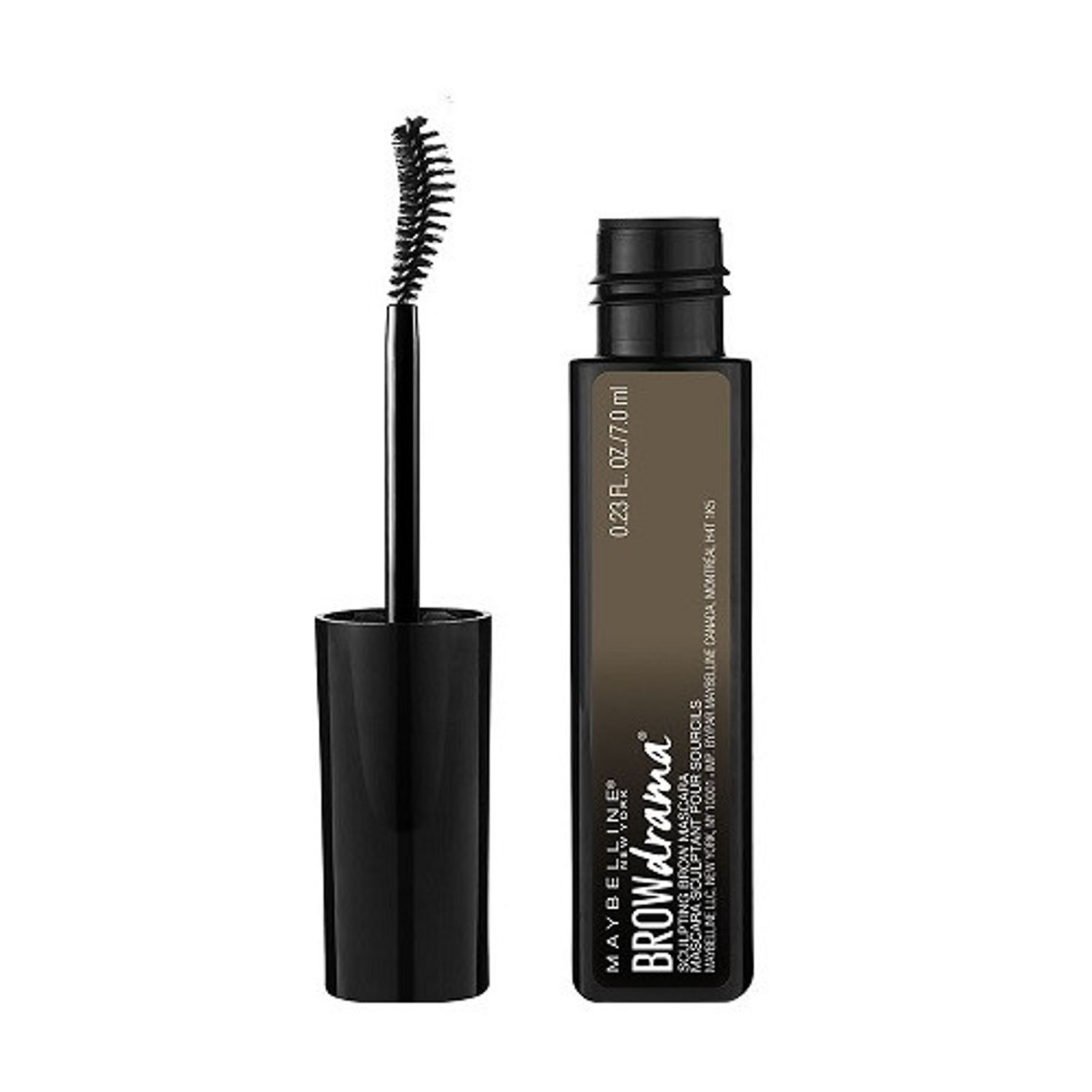 Mascara sprancene, Maybelline, Brow Drama, Medium Brown, 7.6 ml fotografia produsului