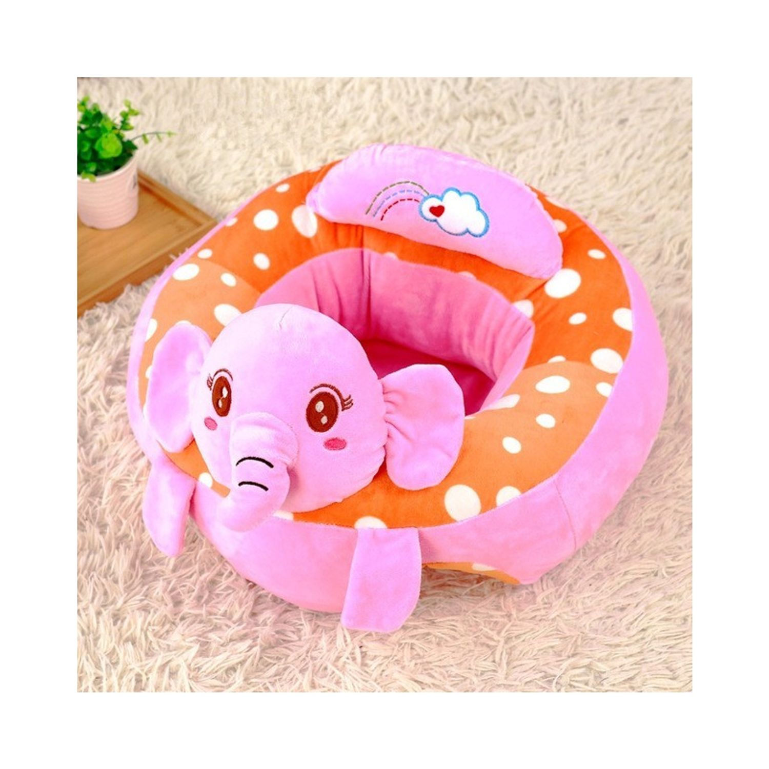 Fotoliu Bebe Elefantel invat sa stau in fundulet, 45 cm, din plus fotografia produsului View 2 L