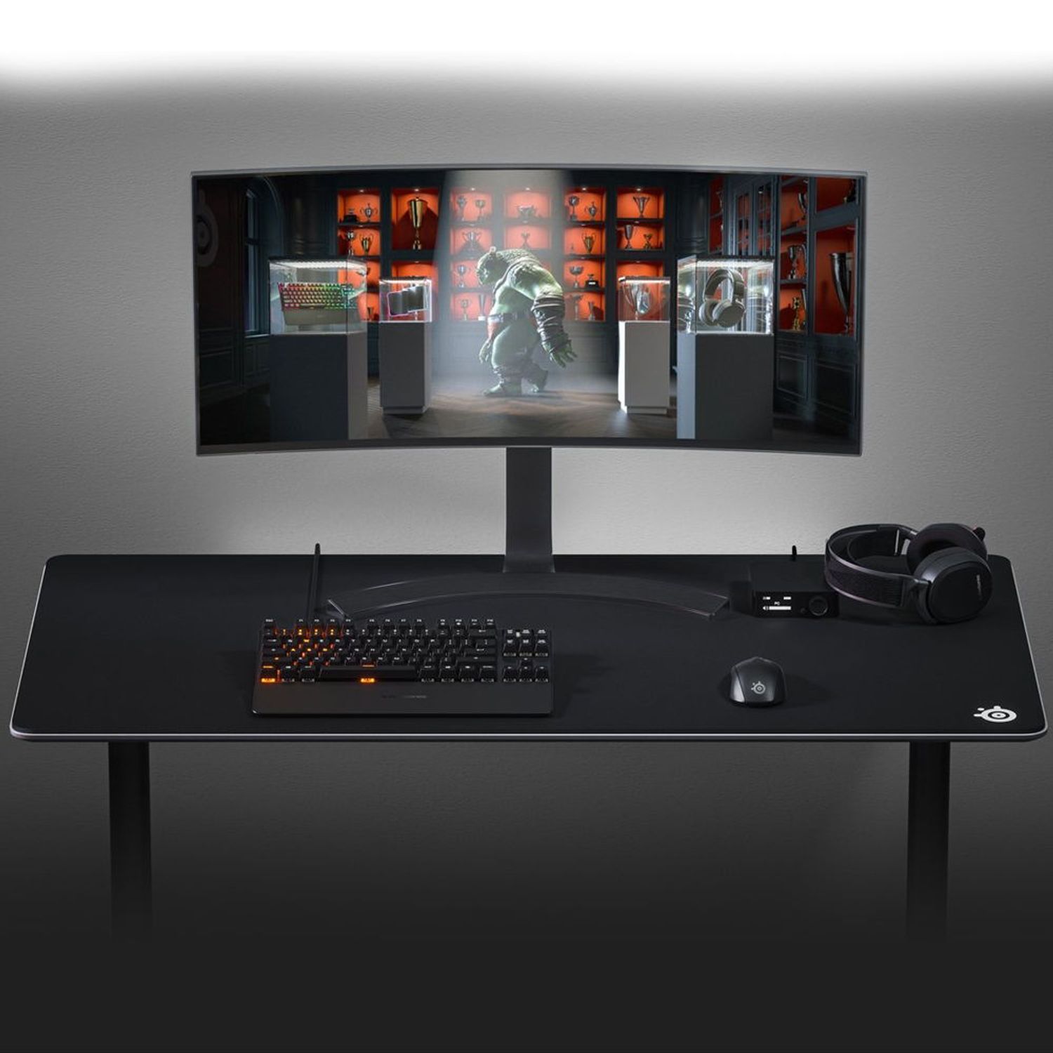 Mouse pad SteelSeries QcK 3XL (Negru) fotografia produsului View 5 L
