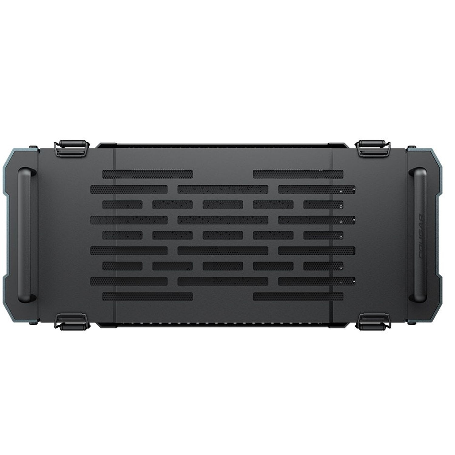 Carcasa Cougar Dust 2, Mini Tower (Negru/Albastru) fotografia produsului View 6 L