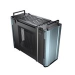 Carcasa Cougar Dust 2, Mini Tower (Negru/Albastru) fotografia produsului