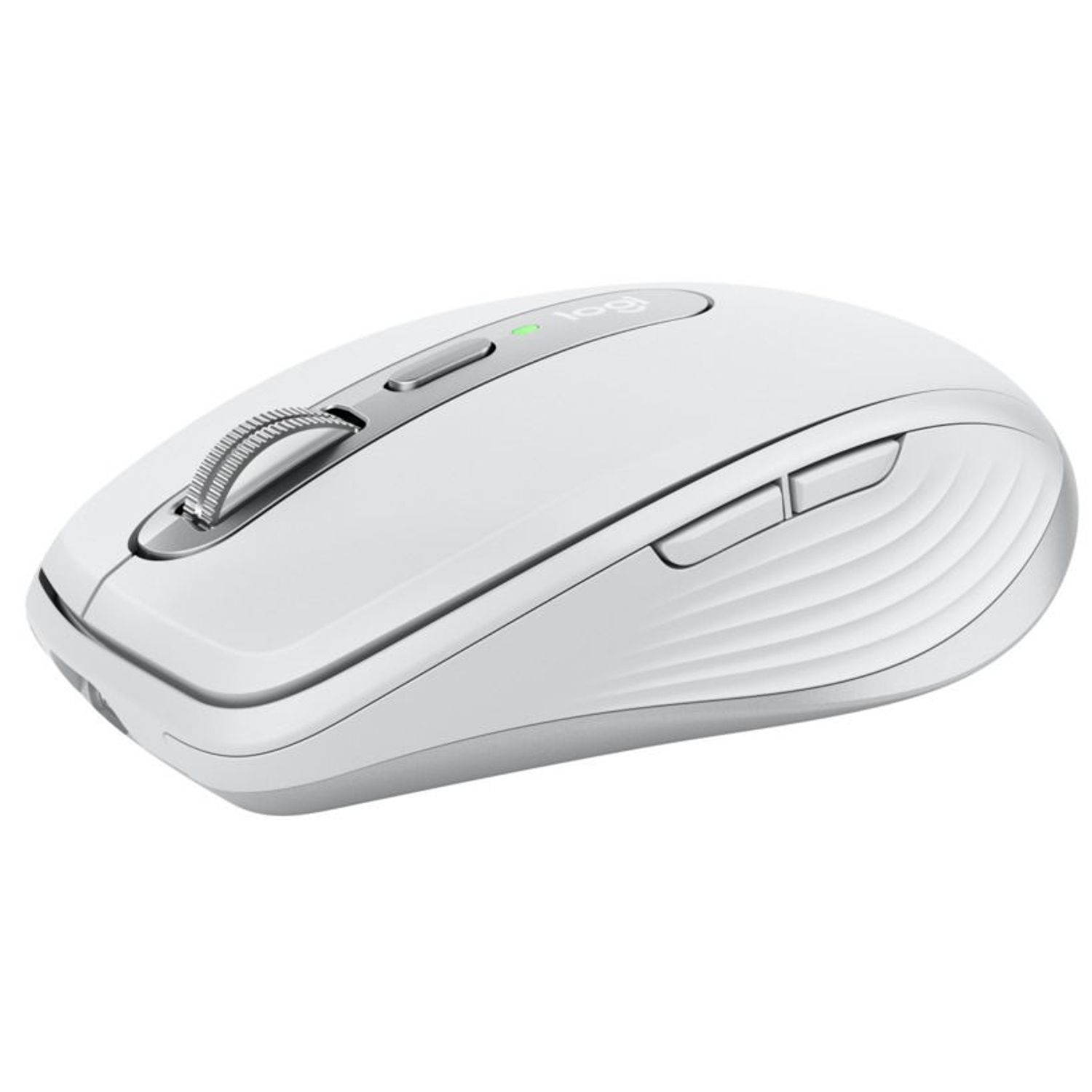 Mouse wireless Logitech MX Anywhere 3, 2.4GHz&Bluetooth, Scroll MagSpeed, Multidevice, USB-C, Gri Mouse Wireless Logitech MX Anywhere 3, USB/Bluetooth, Scroll MagSpeed, Multidevice (Gri) fotografia produsului View 7 L