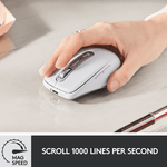 Mouse wireless Logitech MX Anywhere 3, 2.4GHz&Bluetooth, Scroll MagSpeed, Multidevice, USB-C, Gri Mouse Wireless Logitech MX Anywhere 3, USB/Bluetooth, Scroll MagSpeed, Multidevice (Gri) fotografia produsului View 9 S