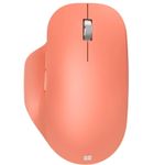 Mouse wireless Microsoft Bluetooth Ergonomic, Peach Mouse Wireless Optic Microsoft 222-00040 (Portocaliu) fotografia produsului