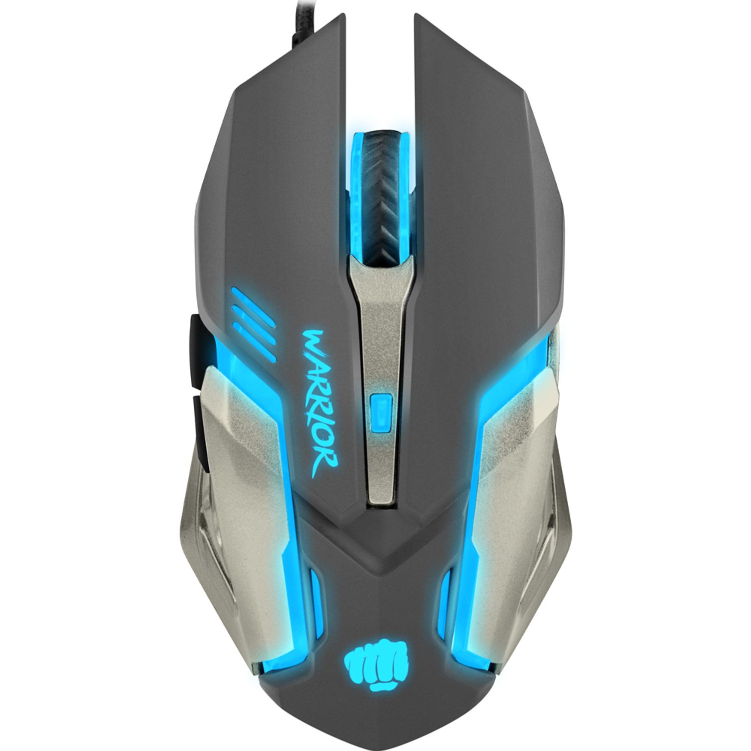 Mouse Gaming Fury Warrior (Gri/Albastru) fotografia produsului