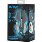 Mouse Gaming Fury Warrior (Gri/Albastru) fotografia produsului View 4 S