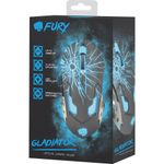 Mouse Gaming Fury Gladiator (Gri/Albastru) fotografia produsului View 4 S
