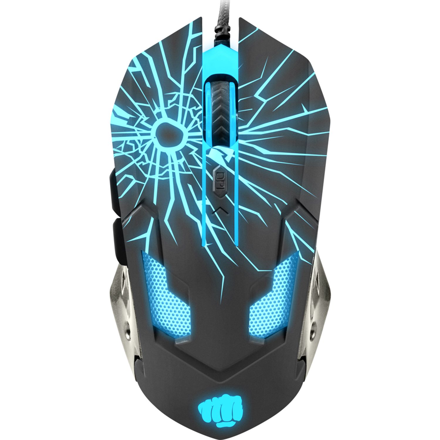 Mouse Gaming Fury Gladiator (Gri/Albastru) fotografia produsului