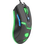 Mouse Gaming Fury Hunter (Gri/Albastru) fotografia produsului View 2 S