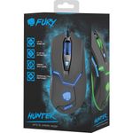 Mouse Gaming Fury Hunter (Gri/Albastru) fotografia produsului View 4 S