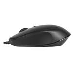 Mouse Optic Delux M366, USB, Black Mouse Delux M366BU-BK, USB, 3200 DPI (Negru) fotografia produsului View 3 S