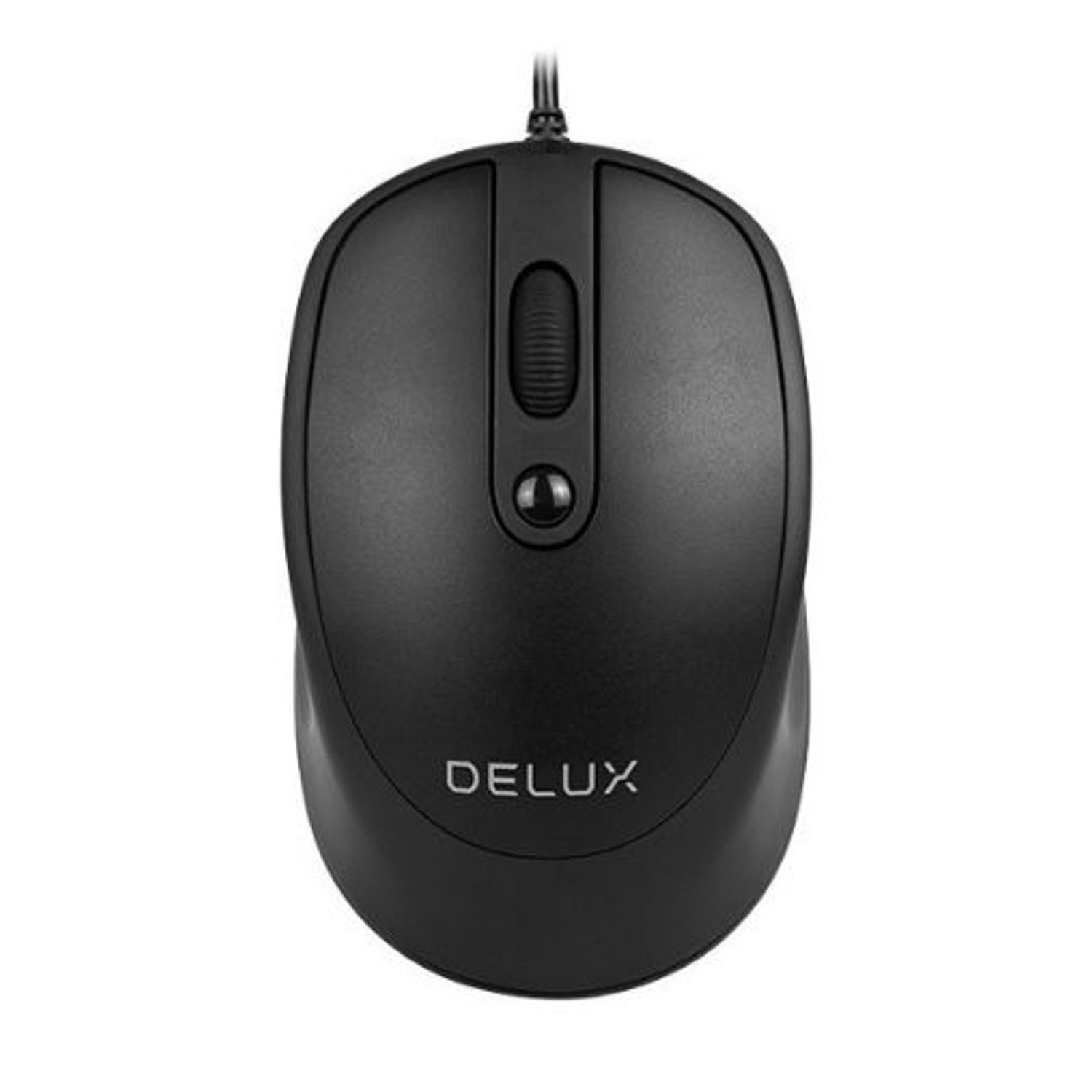 Mouse Optic Delux M366, USB, Black Mouse Delux M366BU-BK, USB, 3200 DPI (Negru) fotografia produsului