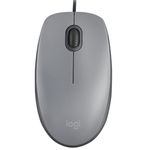 Mouse Logitech M110, Silentios, Gri Mouse Logitech M110 Silent, 1000 DPI, Optic (Gri) fotografia produsului