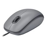 Mouse Logitech M110, Silentios, Gri Mouse Logitech M110 Silent, 1000 DPI, Optic (Gri) fotografia produsului View 2 S