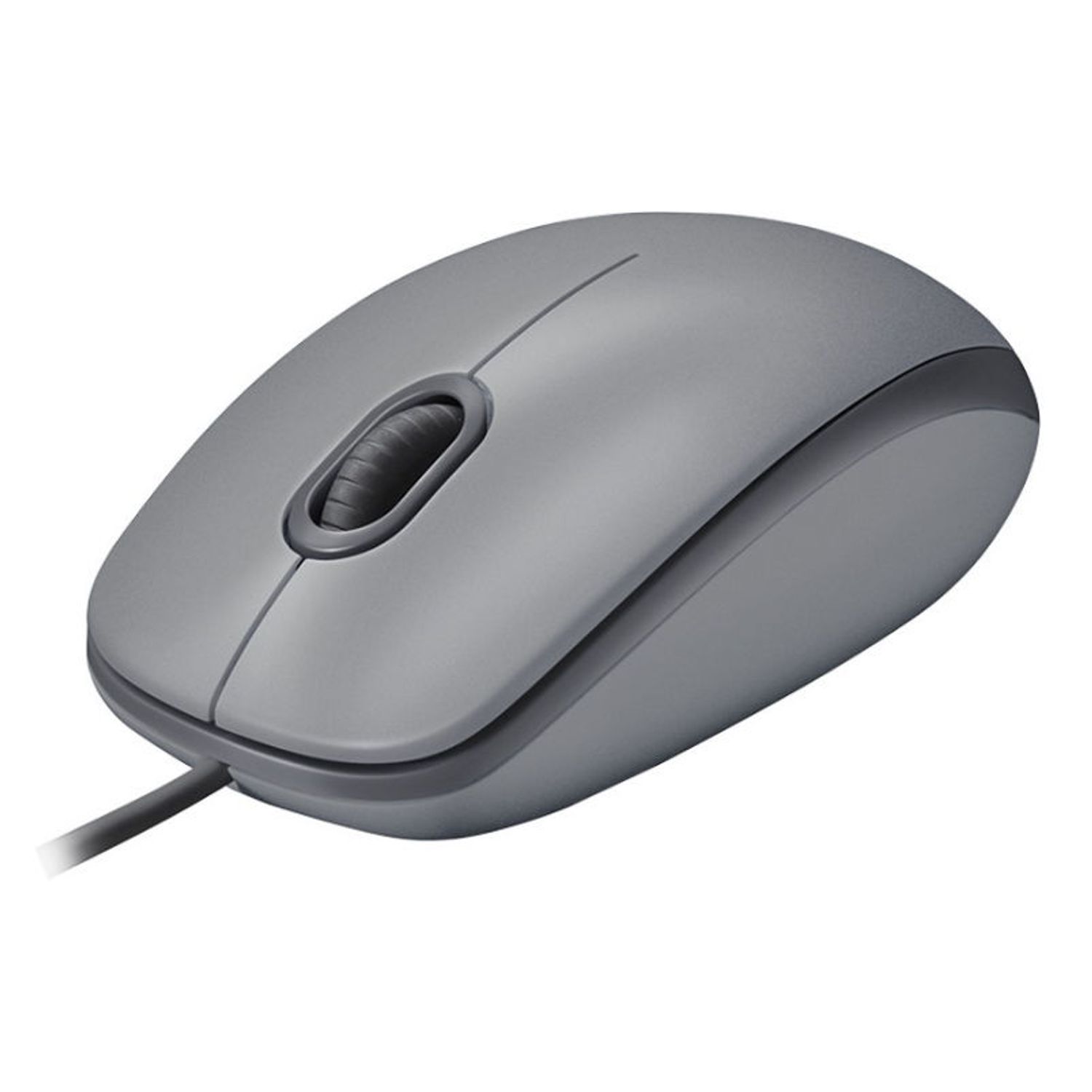 Mouse Logitech M110, Silentios, Gri Mouse Logitech M110 Silent, 1000 DPI, Optic (Gri) fotografia produsului View 2 L