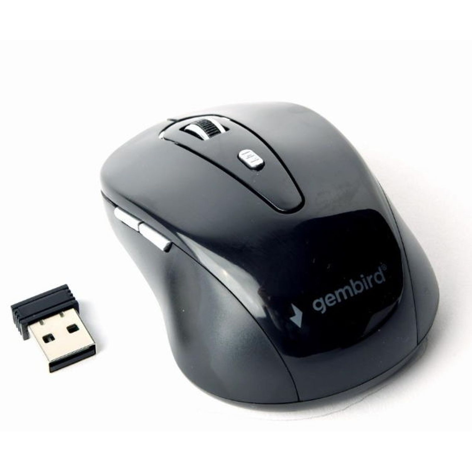 Mouse wireless Gembird, Negru Mouse Wireless Gembird MUSW-6B-01, 1600 DPI, Optic (Negru) fotografia produsului