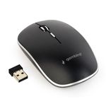 Mouse Wireless Gembird MUSW-4B-01, 1600 DPI (Negru) fotografia produsului