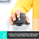 Mouse wireless Logitech MX Master 3, Negru Grafit Mouse Optic Wireless Logitech MX Master 3, 4000dpi (Negru) fotografia produsului View 5 S