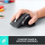 Mouse wireless Logitech MX Master 3, Negru Grafit Mouse Optic Wireless Logitech MX Master 3, 4000dpi (Negru) fotografia produsului View 10 S