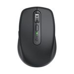 Mouse wireless Logitech MX Anywhere 3, 2.4GHz&Bluetooth, Scroll MagSpeed, Multidevice, USB-C, Negru Grafit Mouse Wireless Logitech MX Anywhere 3, USB/Bluetooth, Scroll MagSpeed, Multidevice (Negru) fotografia produsului
