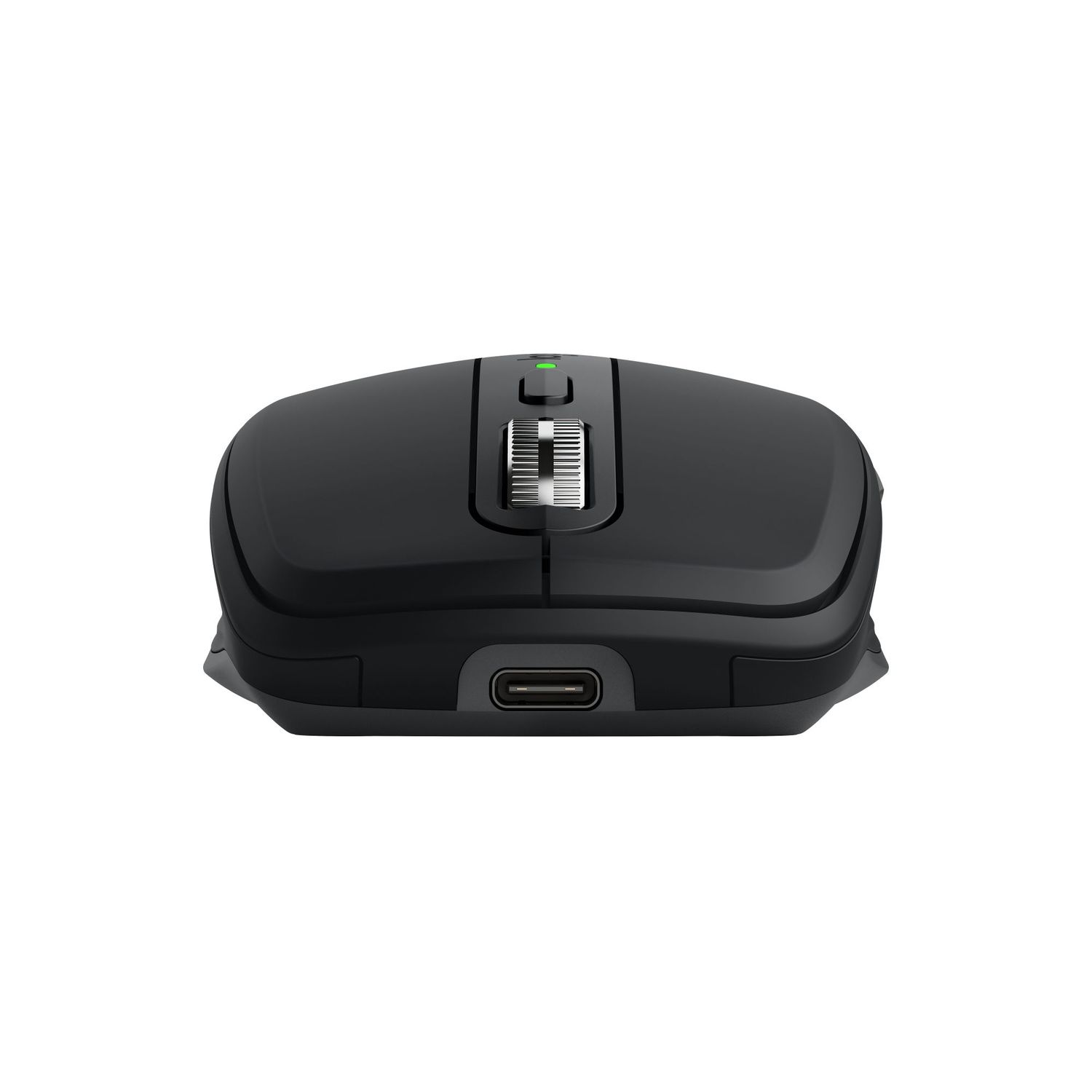 Mouse wireless Logitech MX Anywhere 3, 2.4GHz&Bluetooth, Scroll MagSpeed, Multidevice, USB-C, Negru Grafit Mouse Wireless Logitech MX Anywhere 3, USB/Bluetooth, Scroll MagSpeed, Multidevice (Negru) fotografia produsului View 6 L