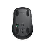 Mouse wireless Logitech MX Anywhere 3, 2.4GHz&Bluetooth, Scroll MagSpeed, Multidevice, USB-C, Negru Grafit Mouse Wireless Logitech MX Anywhere 3, USB/Bluetooth, Scroll MagSpeed, Multidevice (Negru) fotografia produsului View 4 S