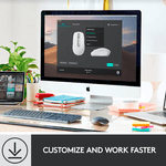 Mouse wireless Logitech MX Anywhere 3, 2.4GHz&Bluetooth, Scroll MagSpeed, Multidevice, USB-C, Negru Grafit Mouse Wireless Logitech MX Anywhere 3, USB/Bluetooth, Scroll MagSpeed, Multidevice (Negru) fotografia produsului View 16 S