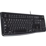 Tastatura Logitech K120 Business, USB, Negru Tastatura Logitech Business K120, USB, layout US (Negru) fotografia produsului View 3 S