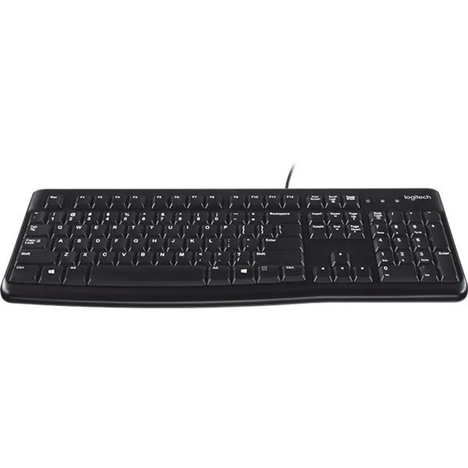 Tastatura Logitech K120 Business, USB, Negru Tastatura Logitech Business K120, USB, layout US (Negru) fotografia produsului View 2 L