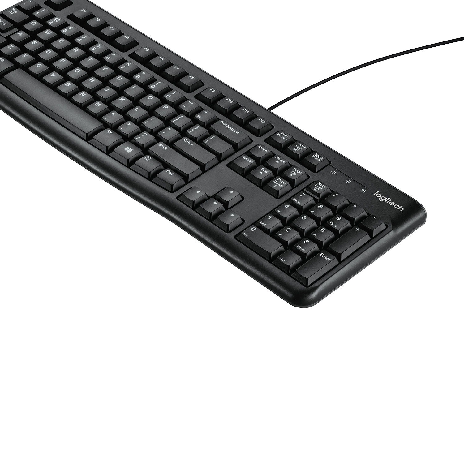 Tastatura Logitech K120 Business, USB, Negru Tastatura Logitech Business K120, USB, layout US (Negru) fotografia produsului View 9 L