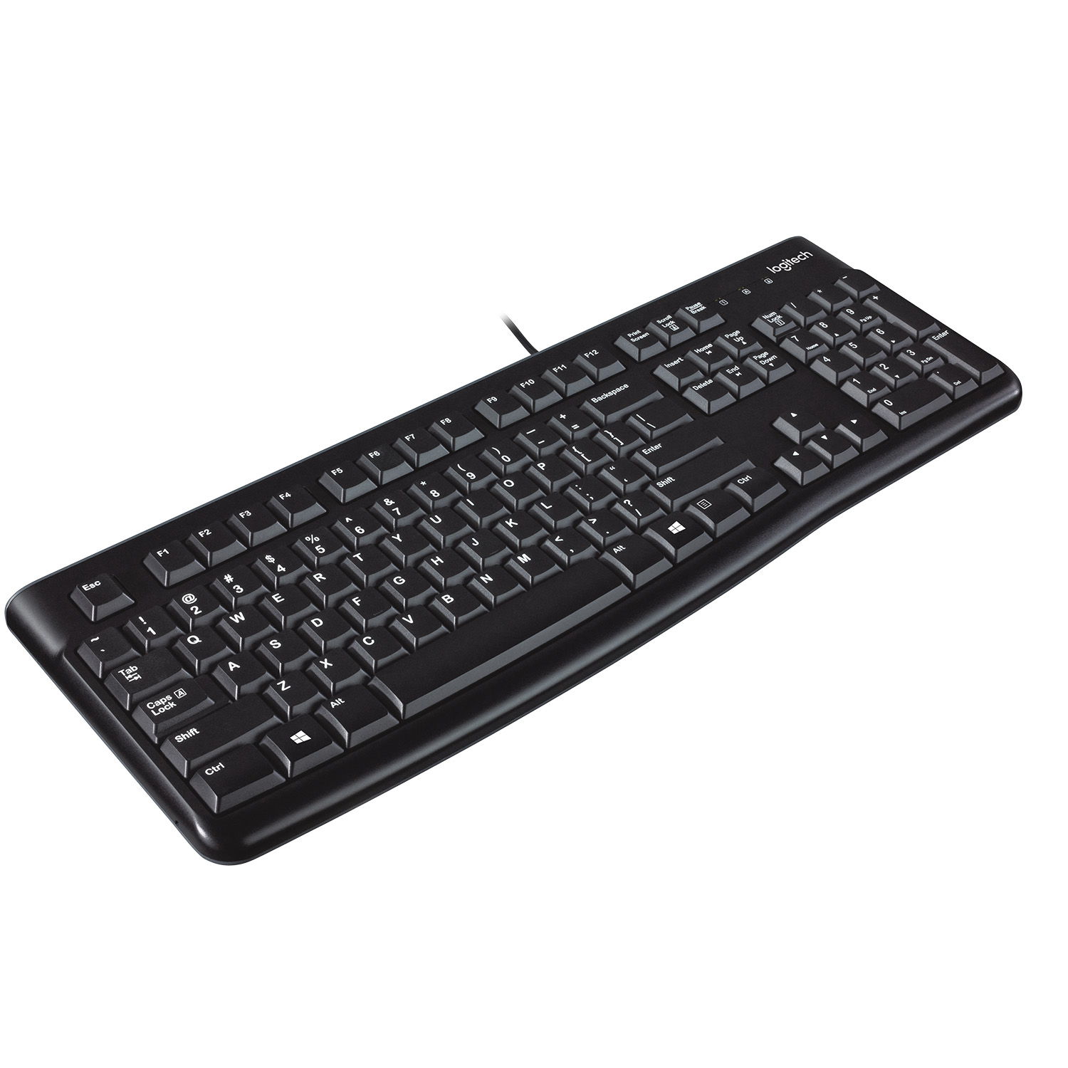 Tastatura Logitech K120 Business, USB, Negru Tastatura Logitech Business K120, USB, layout US (Negru) fotografia produsului View 6 L