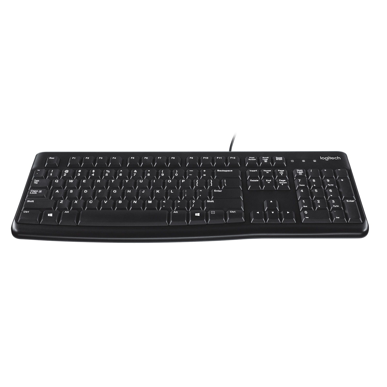Tastatura Logitech K120 Business, USB, Negru Tastatura Logitech Business K120, USB, layout US (Negru) fotografia produsului View 4 L