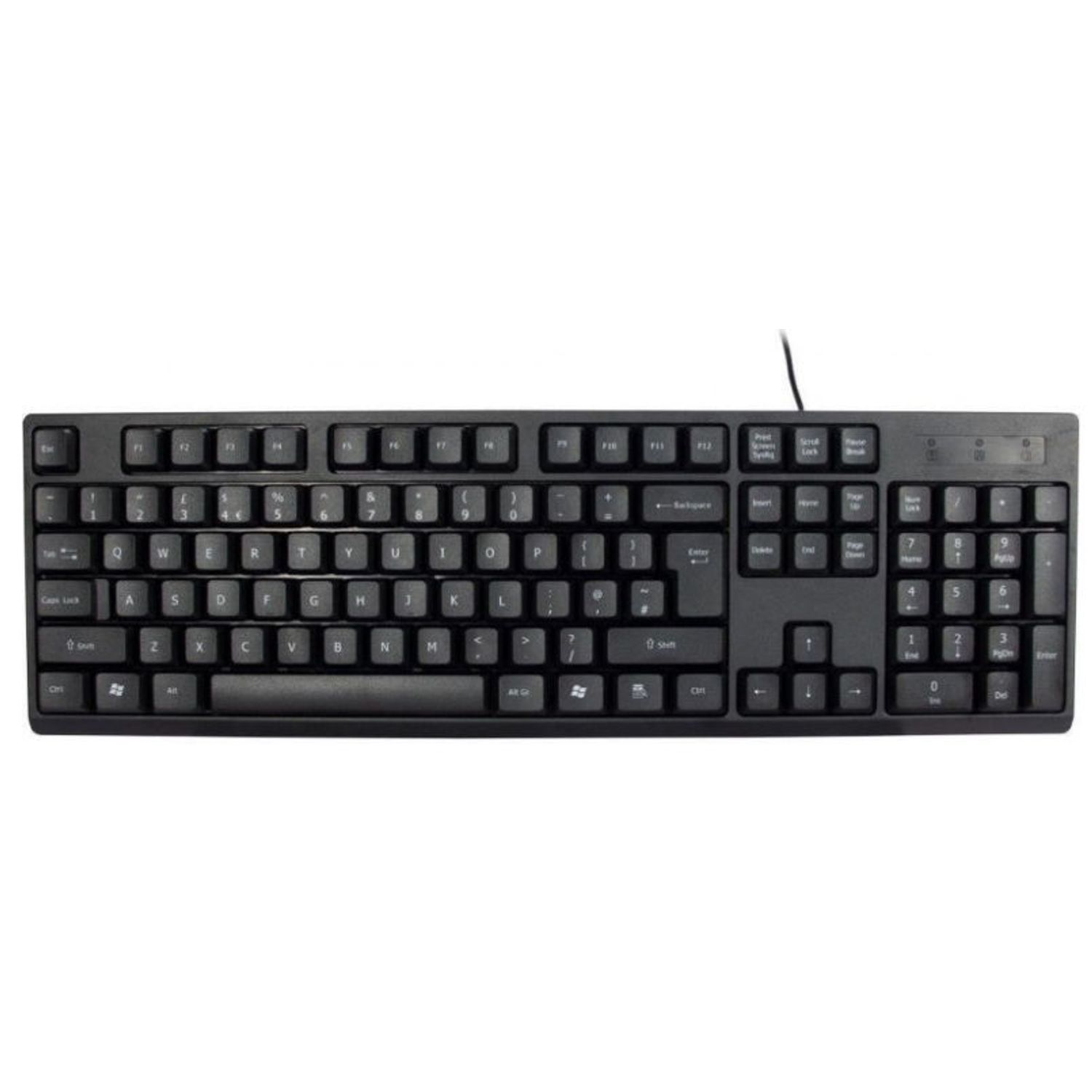 Kit tastatura si mouse Inter-Tech Nitrox NK-1000EC (Negru) fotografia produsului View 2 L