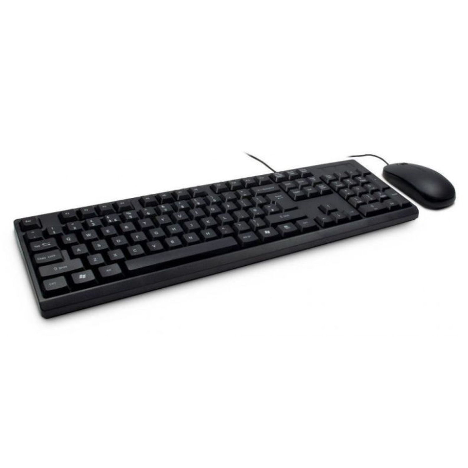 Kit tastatura si mouse Inter-Tech Nitrox NK-1000EC (Negru) fotografia produsului