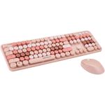 Kit wireless tastatura + mouse Serioux Retro, Maro fotografia produsului