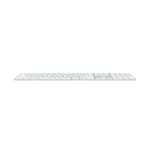 Tastatura Apple Magic, Touch ID, Numeric Keypad, Romanian Layout Tastatura Apple Magic mk2c3ro/a, Touch ID, Numeric Keypad, Layout RO (Alb) fotografia produsului View 2 S