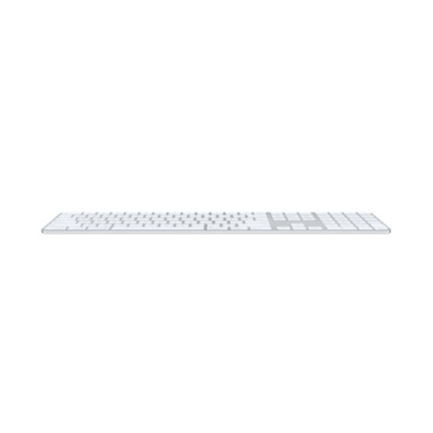 Tastatura Apple Magic, Touch ID, Numeric Keypad, Romanian Layout Tastatura Apple Magic mk2c3ro/a, Touch ID, Numeric Keypad, Layout RO (Alb) fotografia produsului View 2 L
