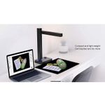 Scanner Czur Shine 800 Pro, 270 DPI, 8MP, A4 (Negru) fotografia produsului View 2 S
