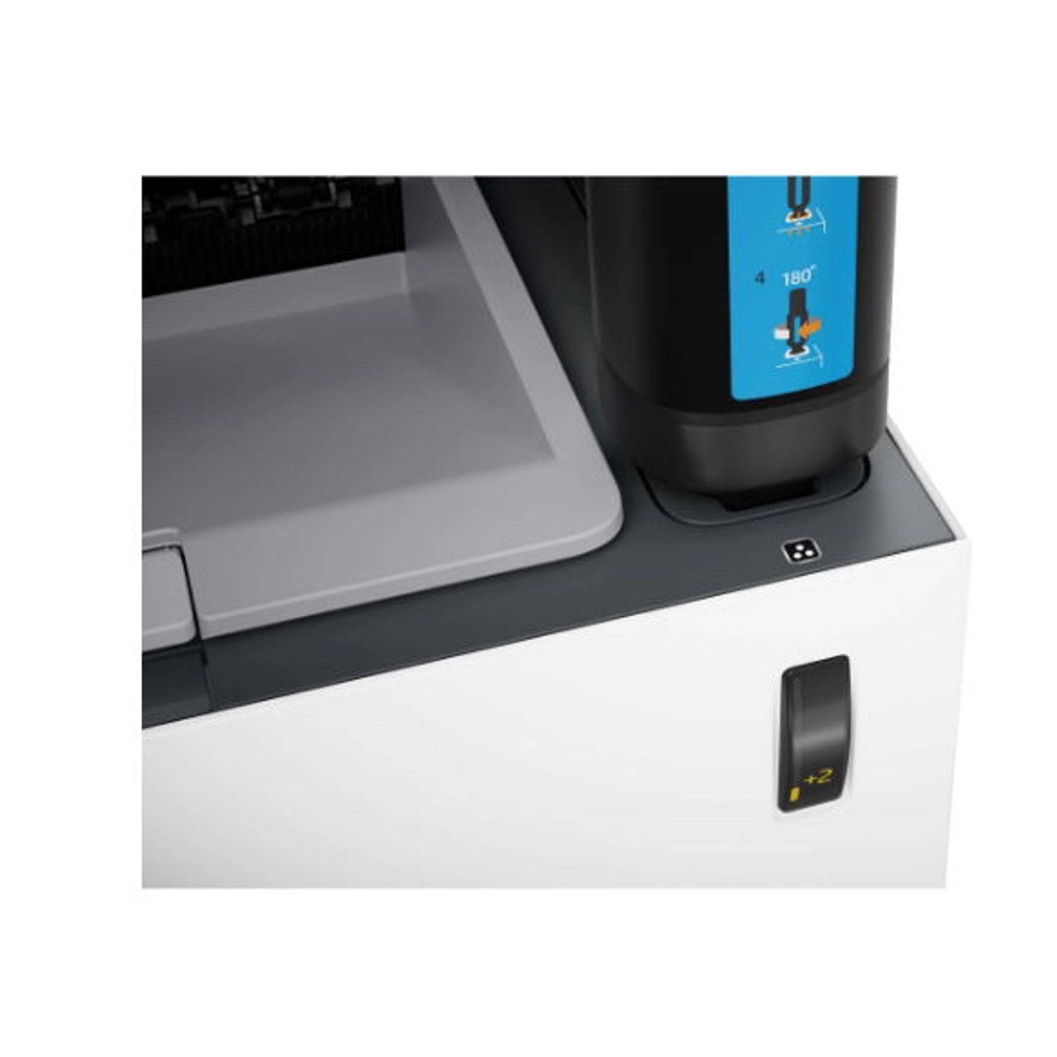 Imprimata laser monocrom HP Neverstop 1000n, Retea, A4, USB, 20ppm (Alb) fotografia produsului View 5 L