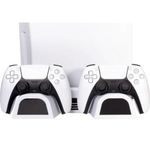 Statie multifunctionala pentru consola PS5 si pad-uri DualSense SteelDigi AZURE fotografia produsului View 2 S