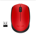Mouse Logitech M171, Wireless, Rosu Mouse Wireless Logitech M171, USB, 1000 DPI (Rosu) fotografia produsului View 2 S