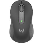 Mouse Logitech M650 Silent, Bluetooth, Wireless, Bolt USB receiver, Graphite Mouse Wireless Logitech Signature M650, Bluetooth/USB (Gri) fotografia produsului