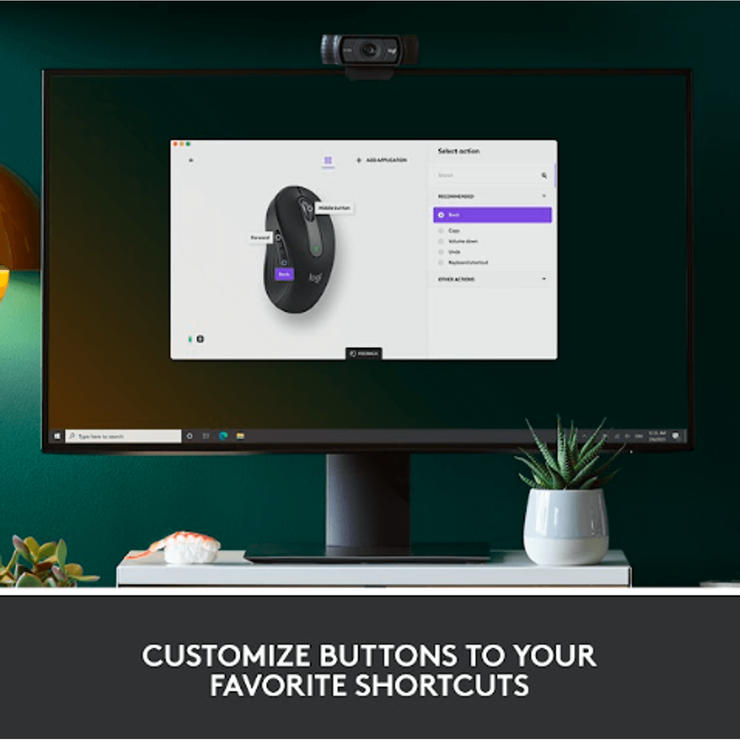 Mouse Logitech M650 Silent, Bluetooth, Wireless, Bolt USB receiver, Graphite Mouse Wireless Logitech Signature M650, Bluetooth/USB (Gri) fotografia produsului View 10 L
