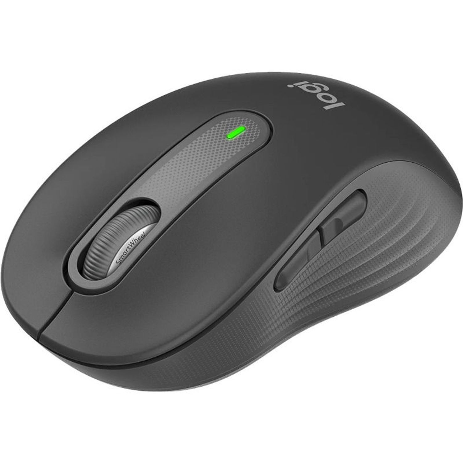 Mouse Logitech M650 Silent, Bluetooth, Wireless, Bolt USB receiver, Graphite Mouse Wireless Logitech Signature M650, Bluetooth/USB (Gri) fotografia produsului View 2 L