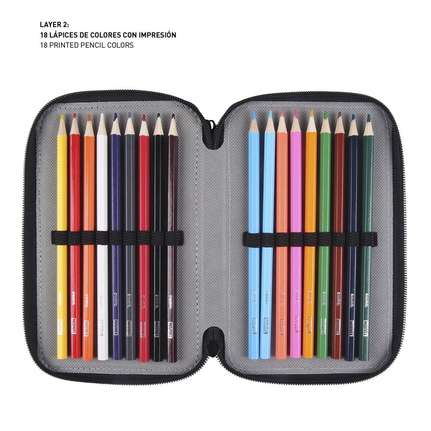 Penar Echipat, Marvel Avengers, 3 Compartimente, Multicolor fotografia produsului View 5 L