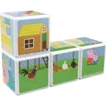 Joc De Constructie Magnetic, Geomag, Peppa Pig - Peppas House & Garden Magicube, 4 Piese fotografia produsului View 4 S