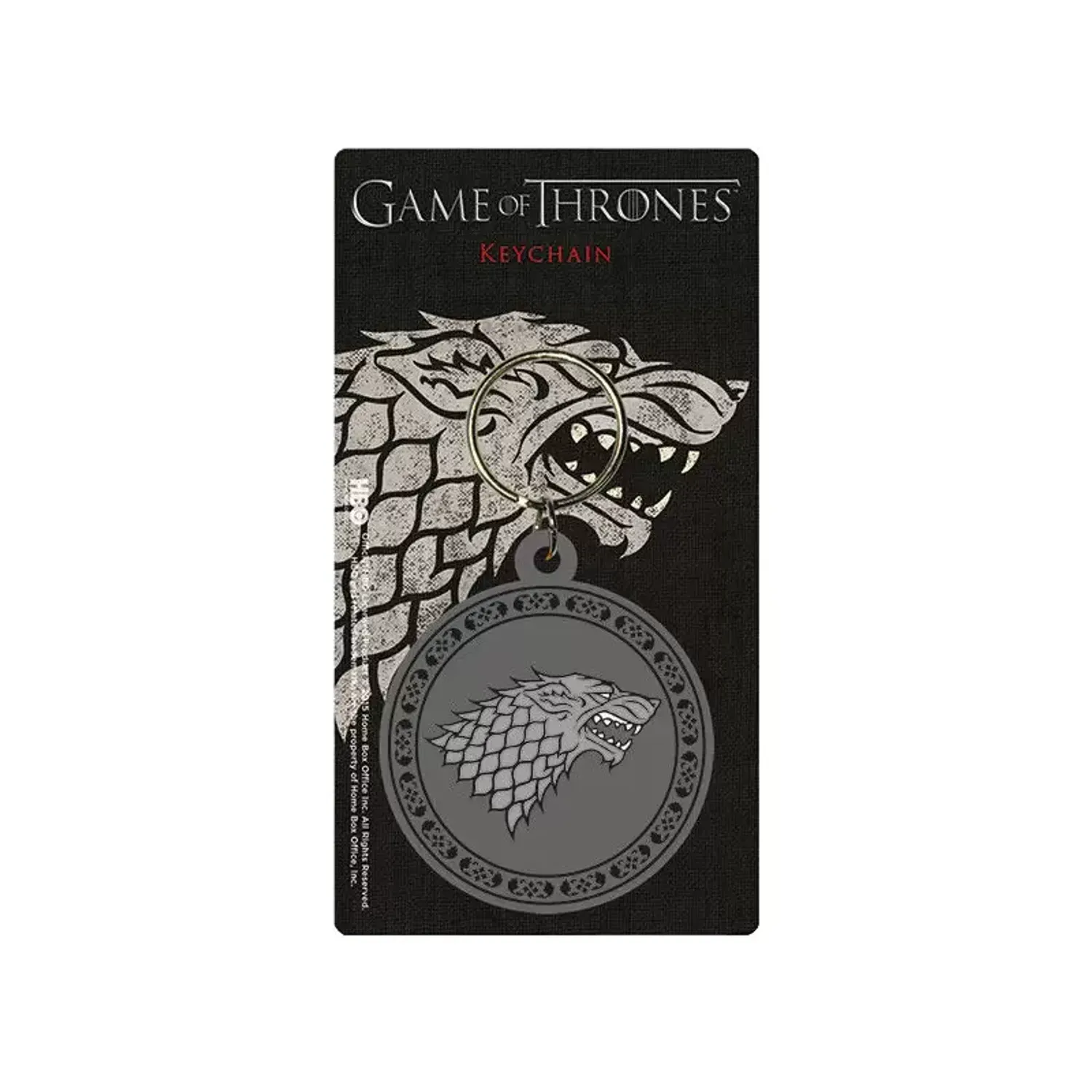Breloc Cauciuc Game of Thrones Stark 5 cm fotografia produsului View 2 L