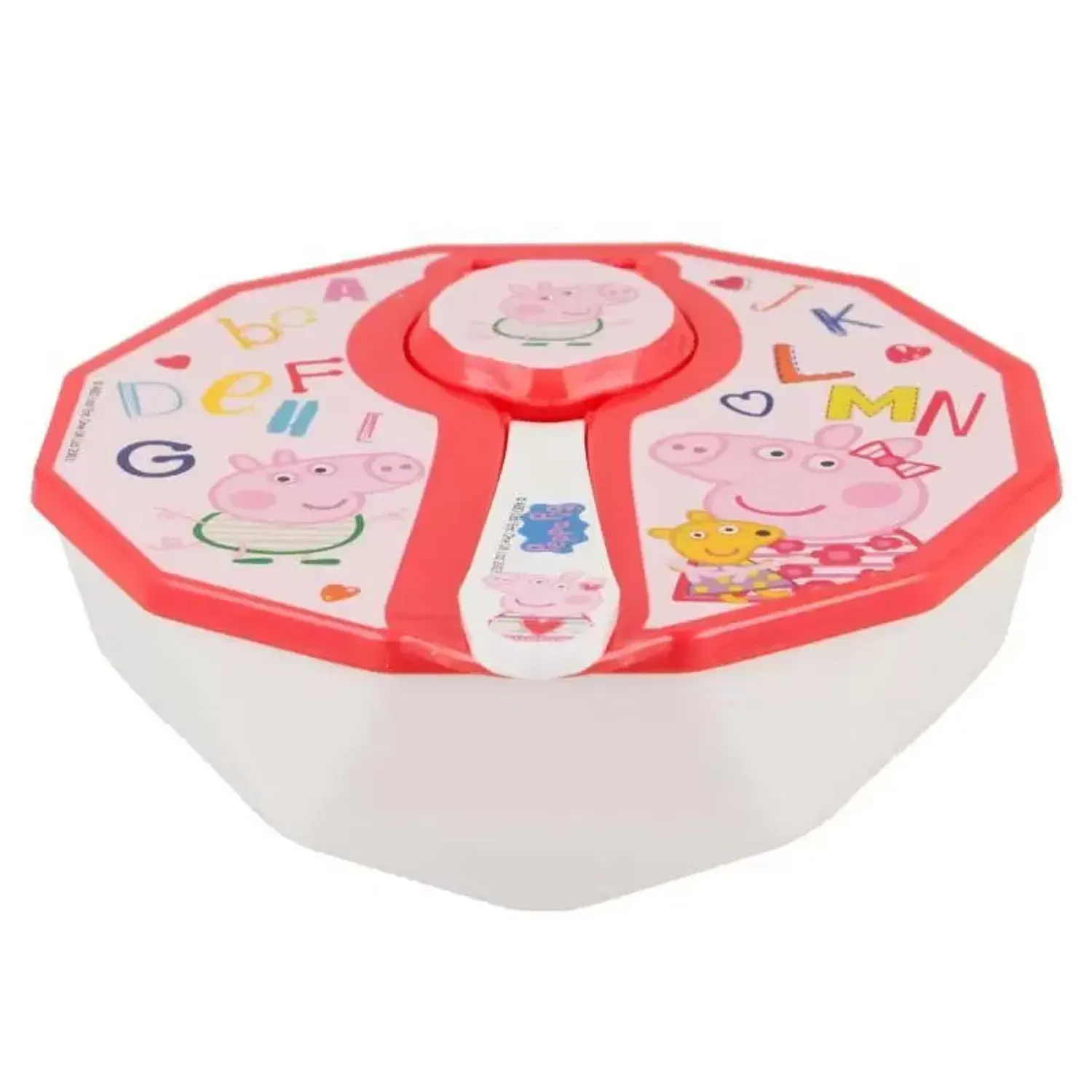 Set Castron Cu Lingurita, Peppa Pig, Multicolor, BPA FREE fotografia produsului View 5 L
