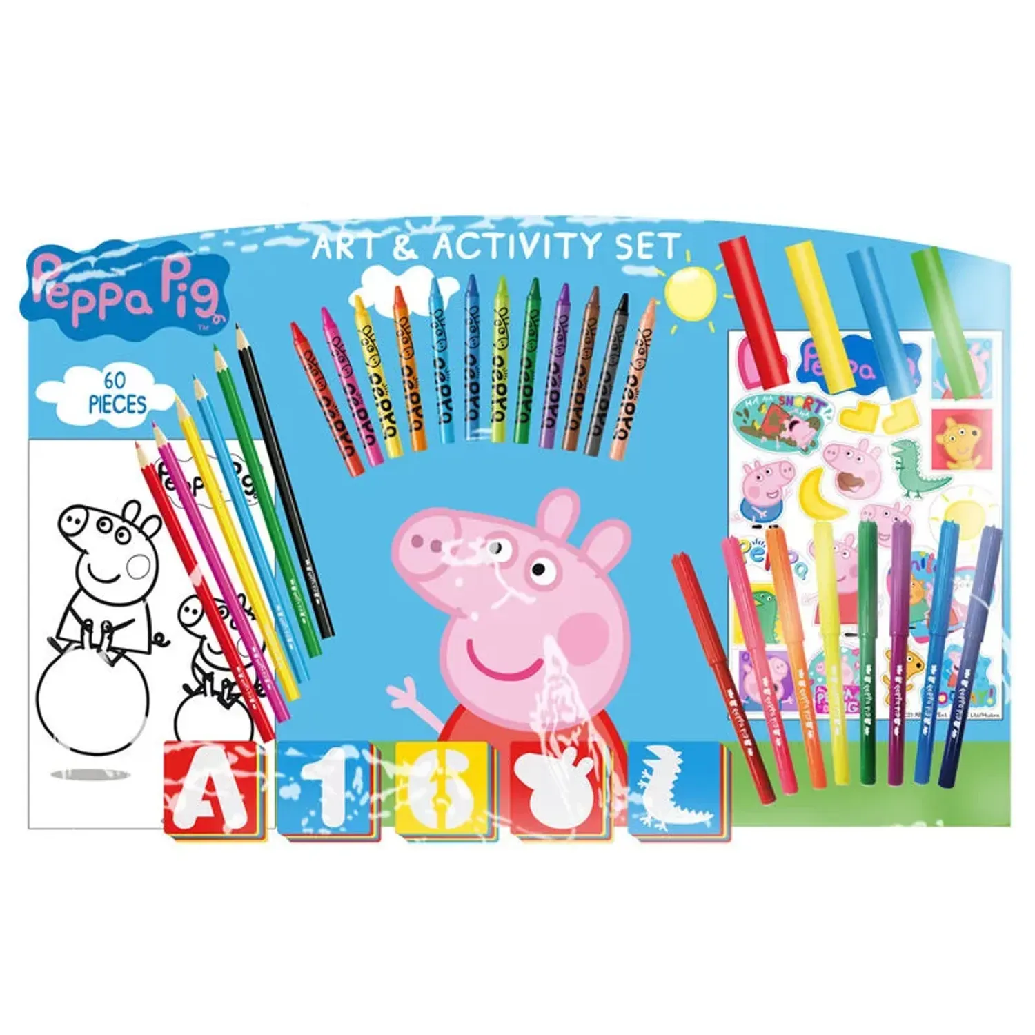 Set Creativ Peppa Pig, 60 Piese fotografia produsului View 2 L