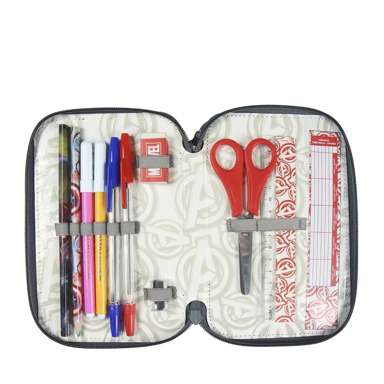 Penar Echipat Avengers Metallized , Multicolor , 12.5x19.5x6.5cm , 2100003061, Multicolor fotografia produsului View 3 L